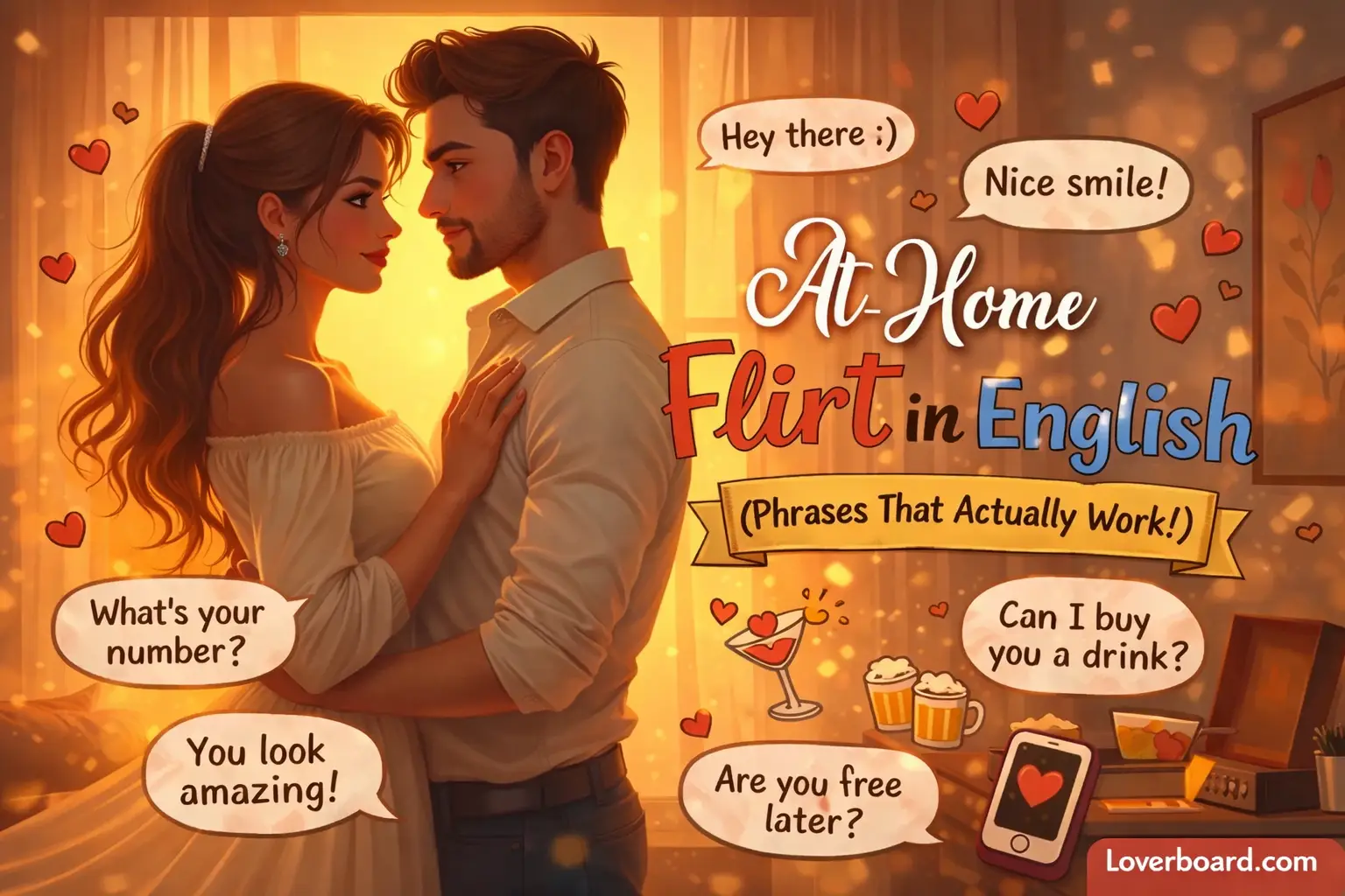 Flirting tips in a romantic setting