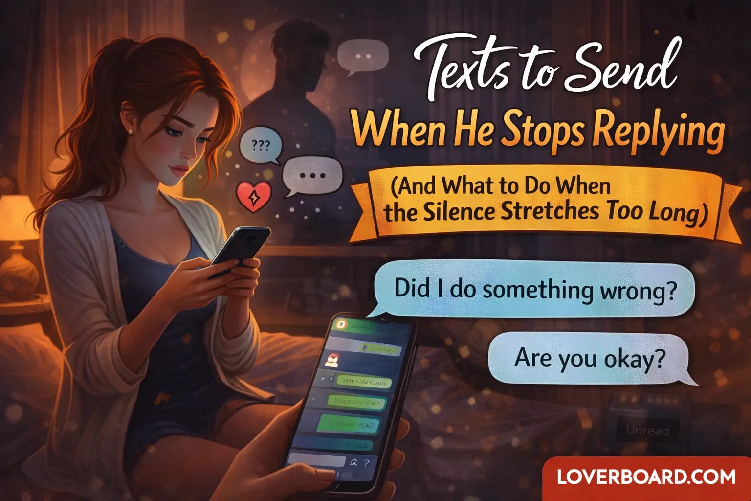 Texts to Send When He Stops Replying